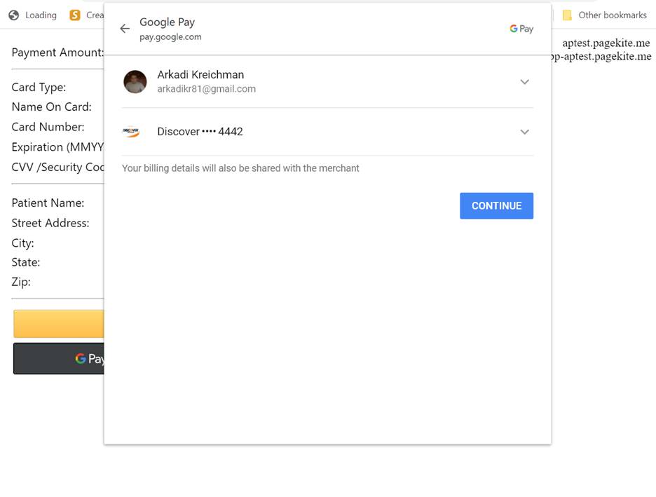 Wallet page description